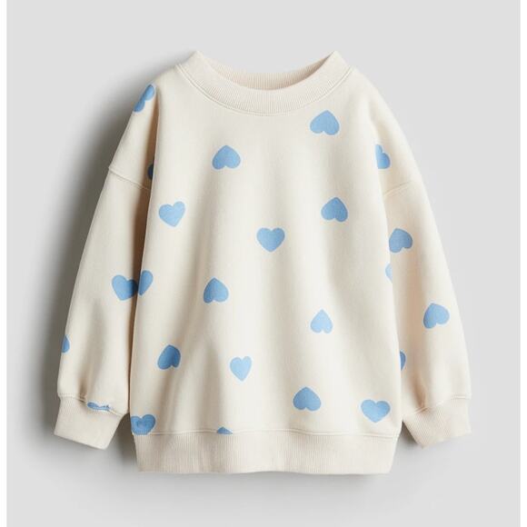 H&M Brushed-inside sweatshirt size 6-8 - Picture 1 of 2